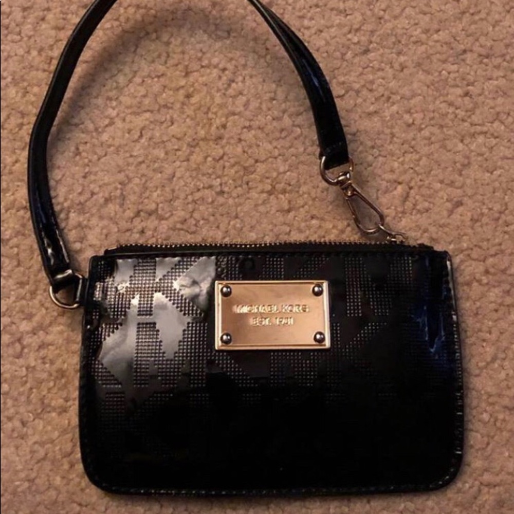 Michael Kors Black Wristlet